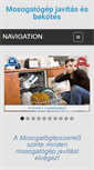 Mobile Screenshot of mosogatogepszerviz.net